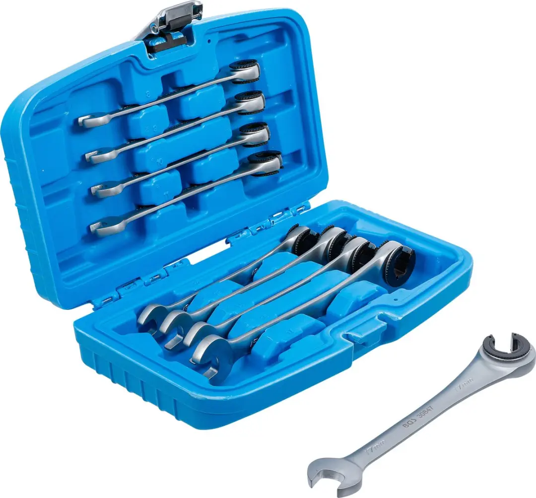 BGS Ratelringsteeksleutelset 8-17mm - 9 delig - afbeelding 6 van 6
