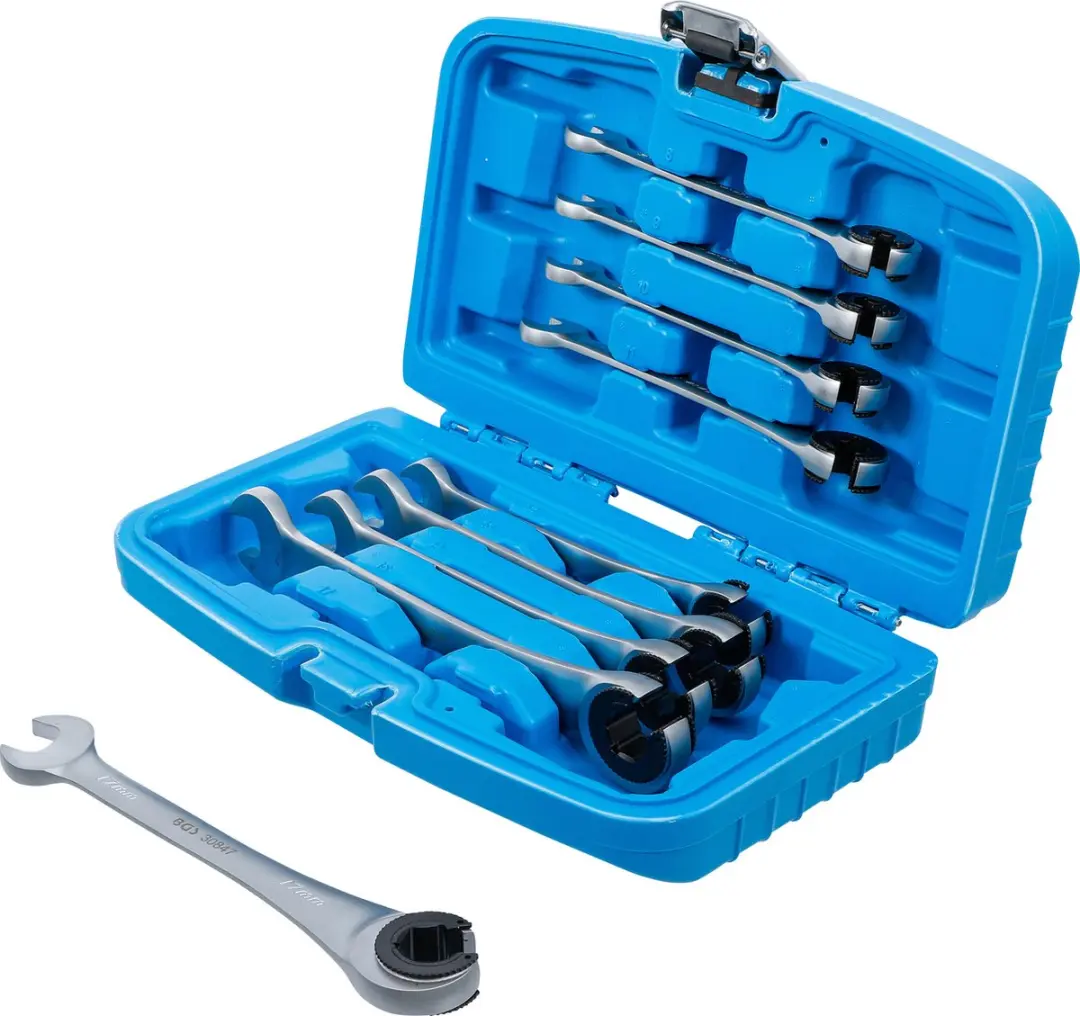 BGS Ratelringsteeksleutelset 8-17mm - 9 delig - afbeelding 5 van 6