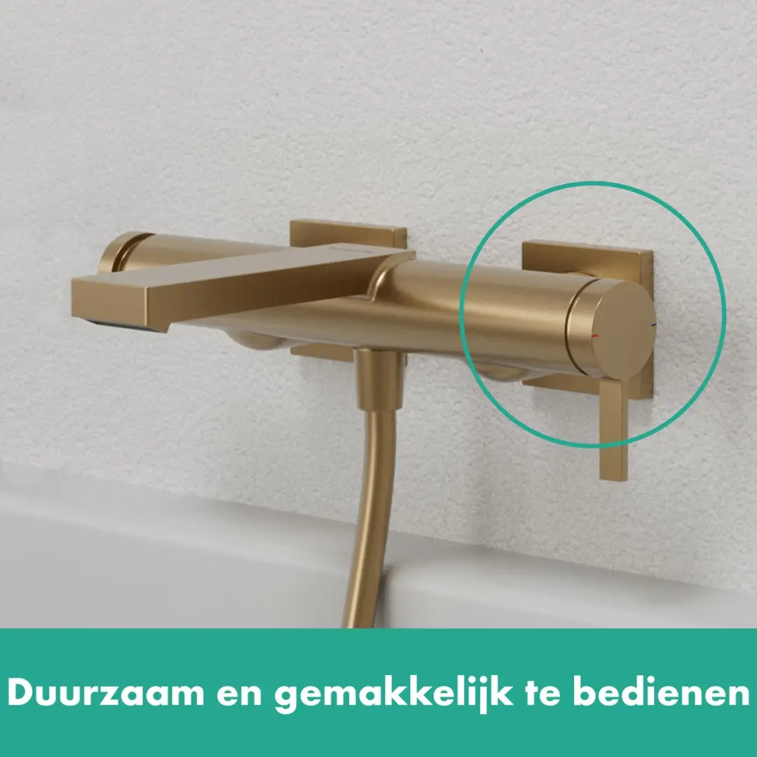 Hansgrohe Tecturis E 73420140 Badmengkraan - Brushed Bronze - afbeelding 4 van 6