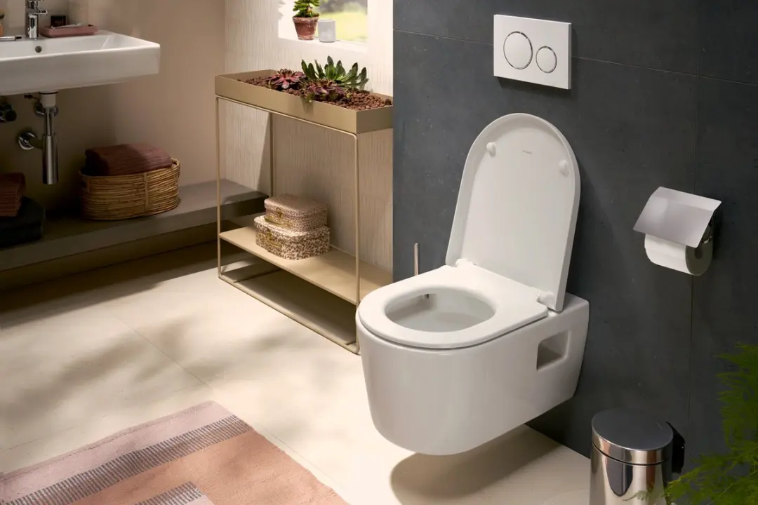 Hansgrohe EluPura S Original WC-bril 60148450 - SoftClose - Wit - afbeelding 3 van 6