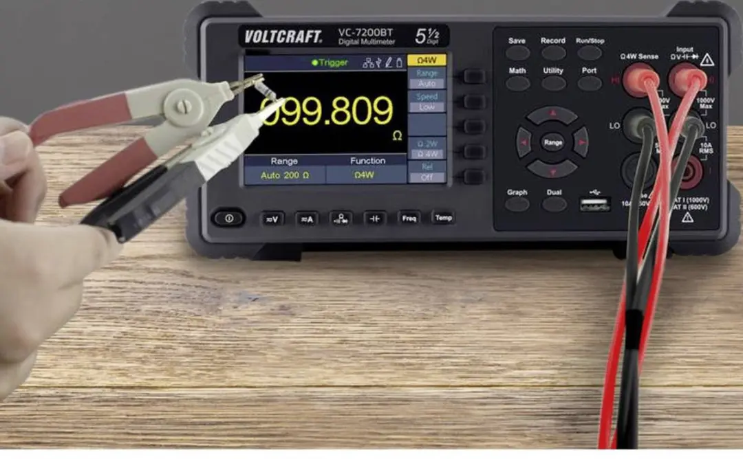 Voltcraft MSLK-100 Kelvin Meetsnoer 4-draads - 1 paar - afbeelding 2 van 4