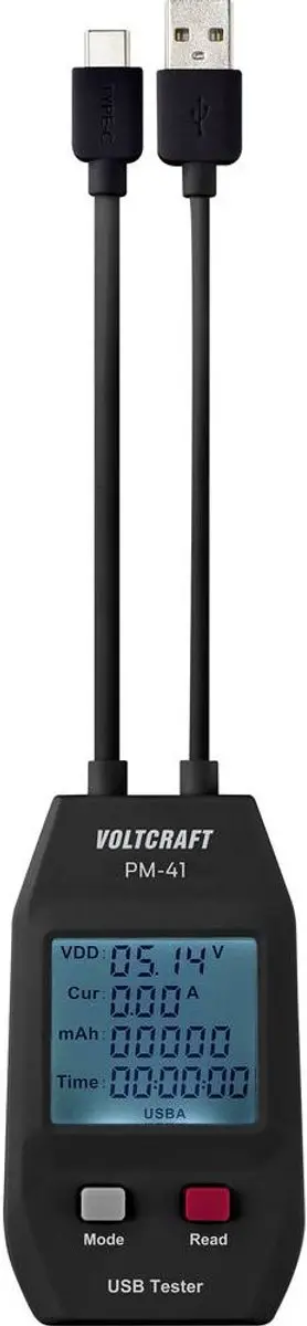 Voltcraft PM-41 USB-tester Digitaal
