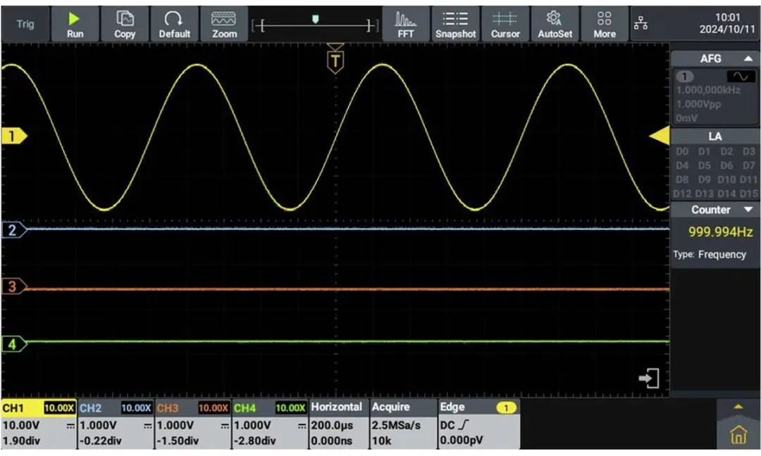 Voltcraft DOV1254F Digitale Oscilloscoop - 125 MHz - afbeelding 4 van 6