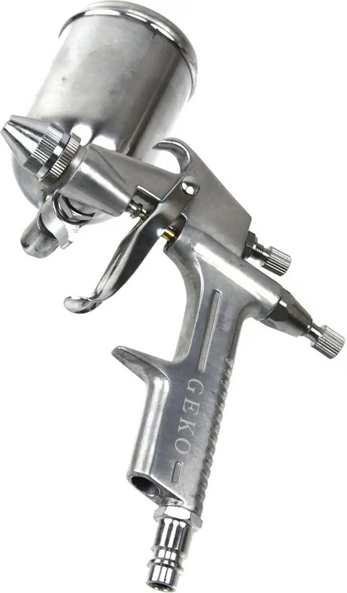 GEKO Minispuitpistool HVLP - Aluminium - afbeelding 4 van 6