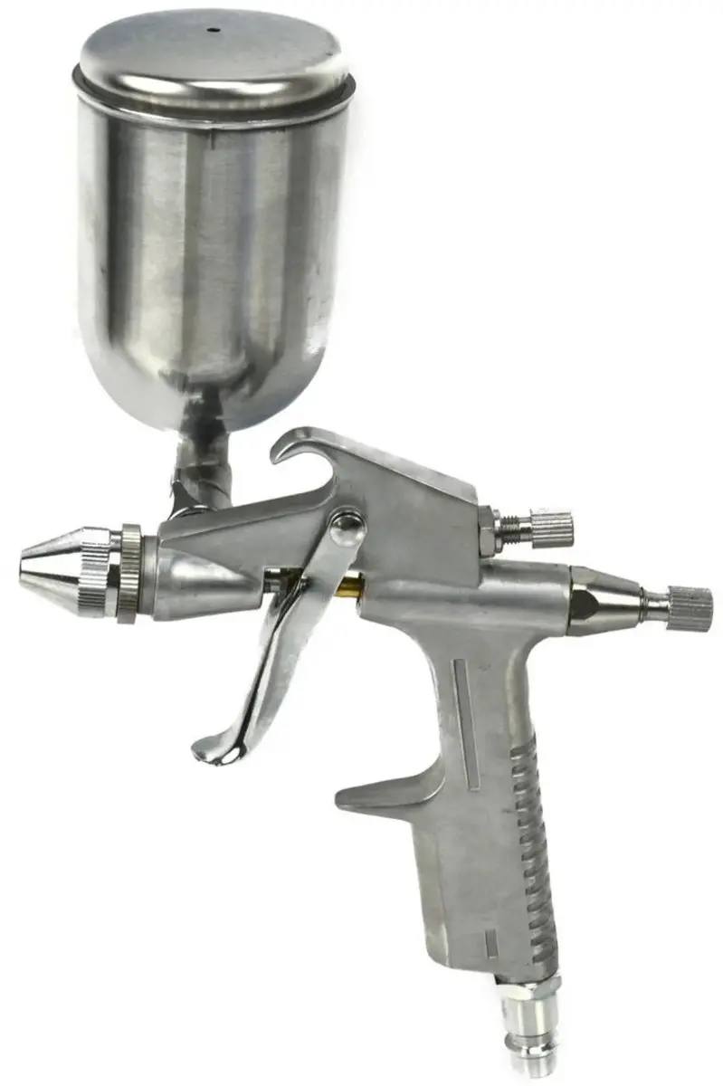 GEKO Minispuitpistool HVLP - Aluminium - afbeelding 2 van 6