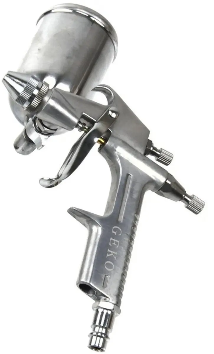 GEKO Minispuitpistool HVLP - Aluminium - afbeelding 3 van 6