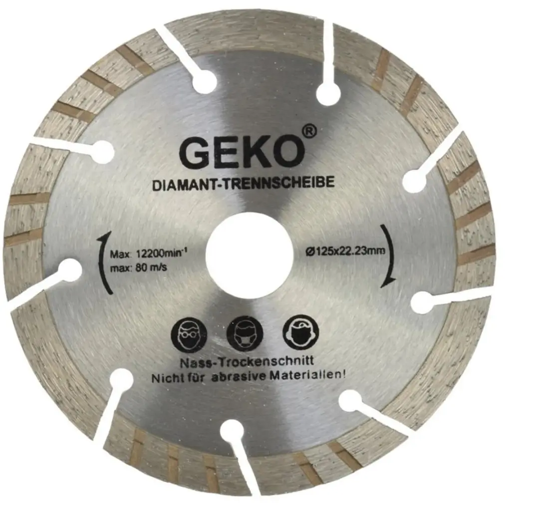 GEKO Diamant Turbo Segment Snijschijf G00222