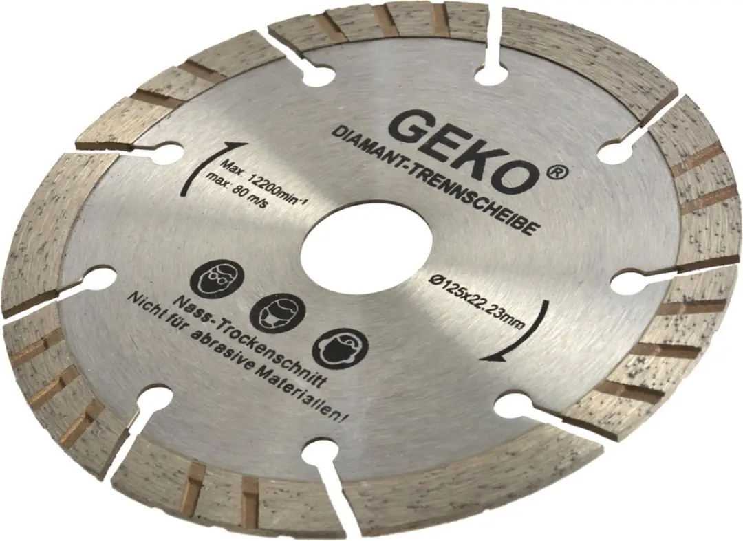 GEKO Diamant Turbo Segment Snijschijf G00222 - 125mm - afbeelding 3 van 6