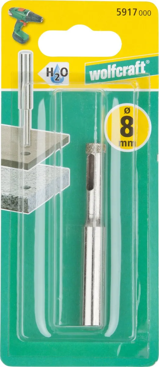 Wolfcraft Diamantboor 8mm - 5917000