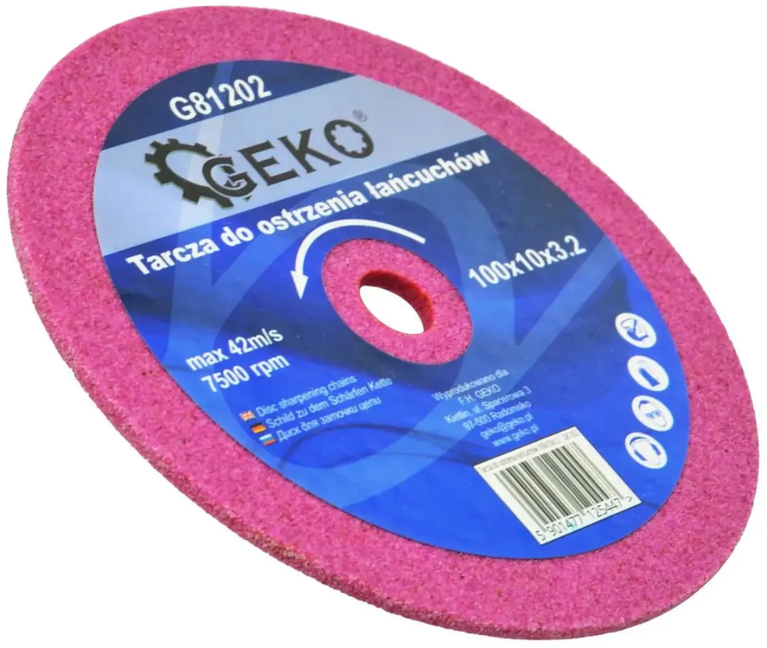 GEKO G81202 Kettingslijpschijf 100x10x3,2mm - afbeelding 6 van 6