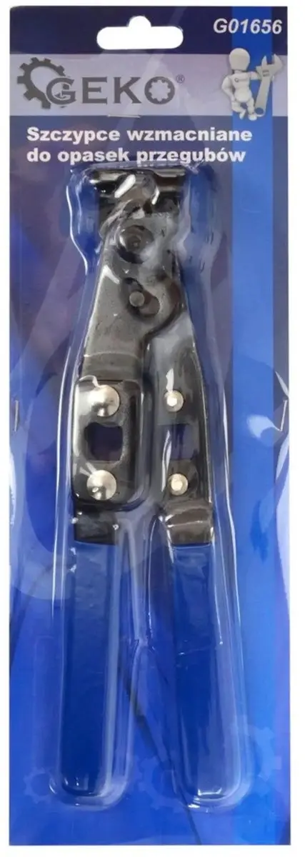 GEKO G01656 Versterkte Manchettang - Blauw/Zwart - afbeelding 4 van 4