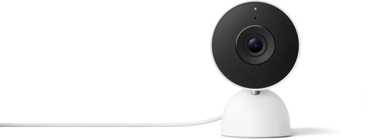Google Nest Cam Indoor 3e Gen - Witte beveiligingscamera