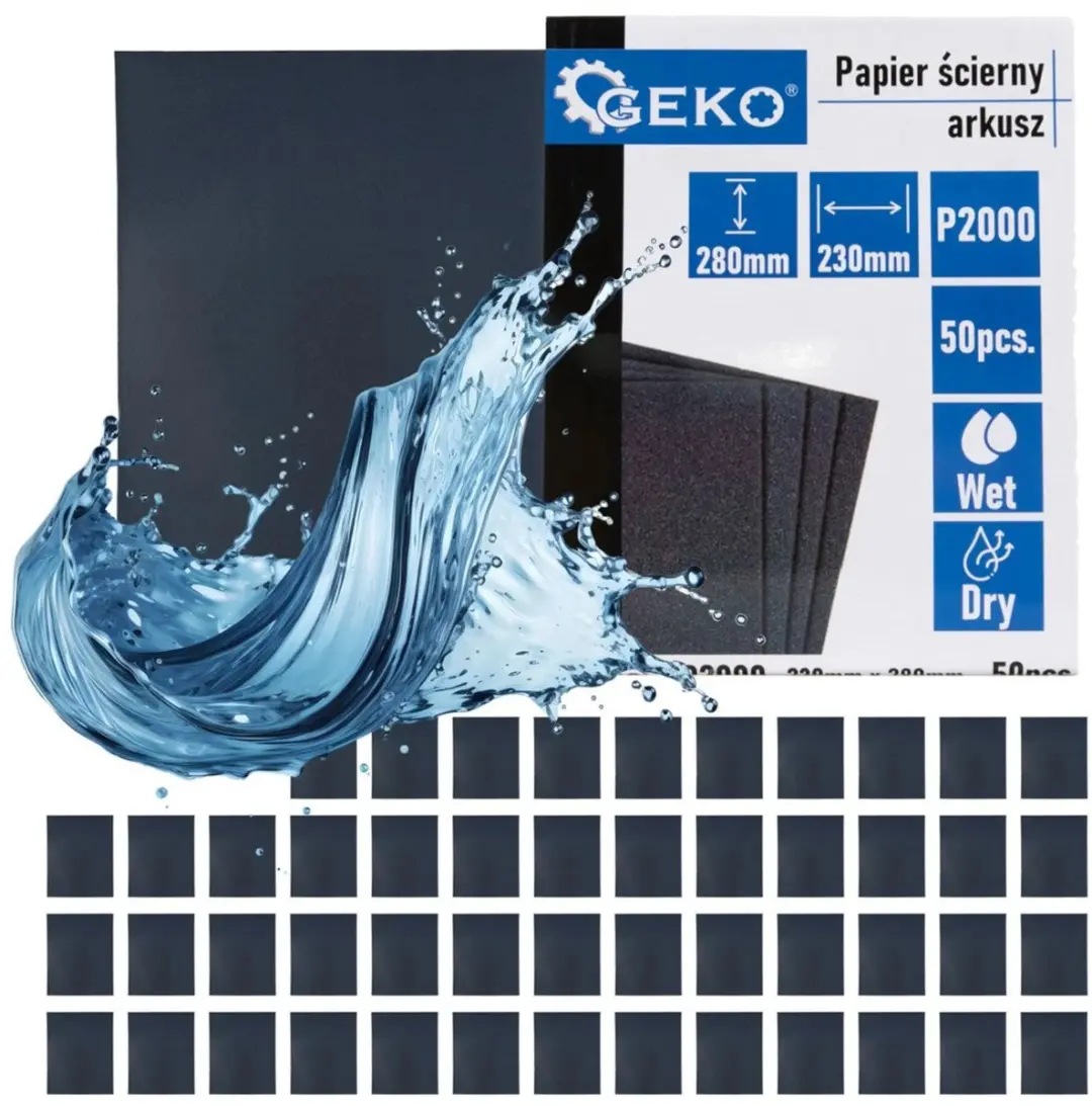 GEKO Waterproof schuurpapier