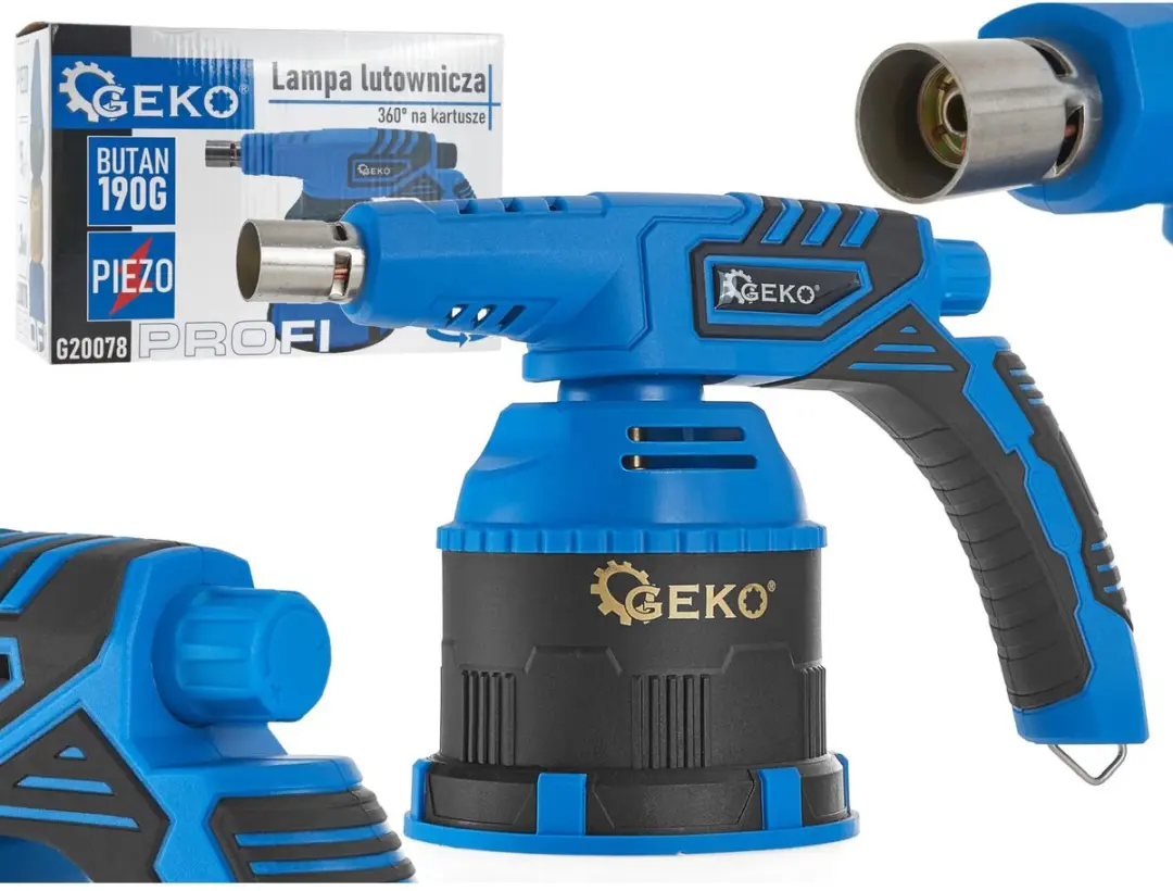 GEKO 360° draaibare soldeerlamp
