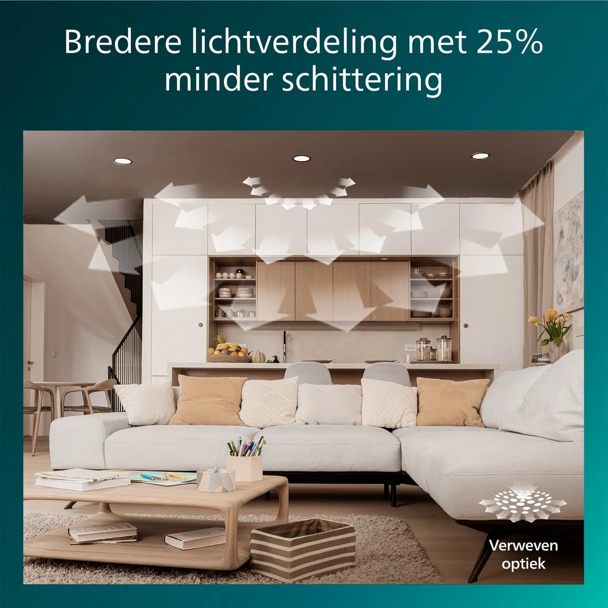 Philips Meson Inbouwspot 165mm - Zwart - afbeelding 5 van 6