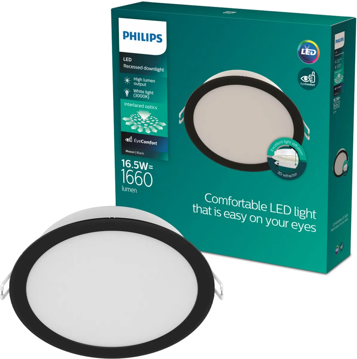 Philips Meson Inbouwspot 165mm