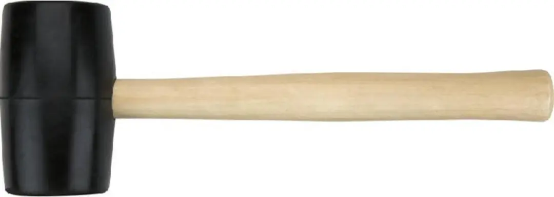 Topex Rubberen Hamer met Houten Steel