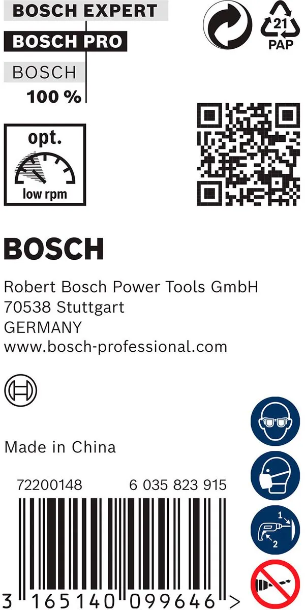Bosch Professional Houtboor M-Punt 14x400mm 2608597198 - afbeelding 6 van 6