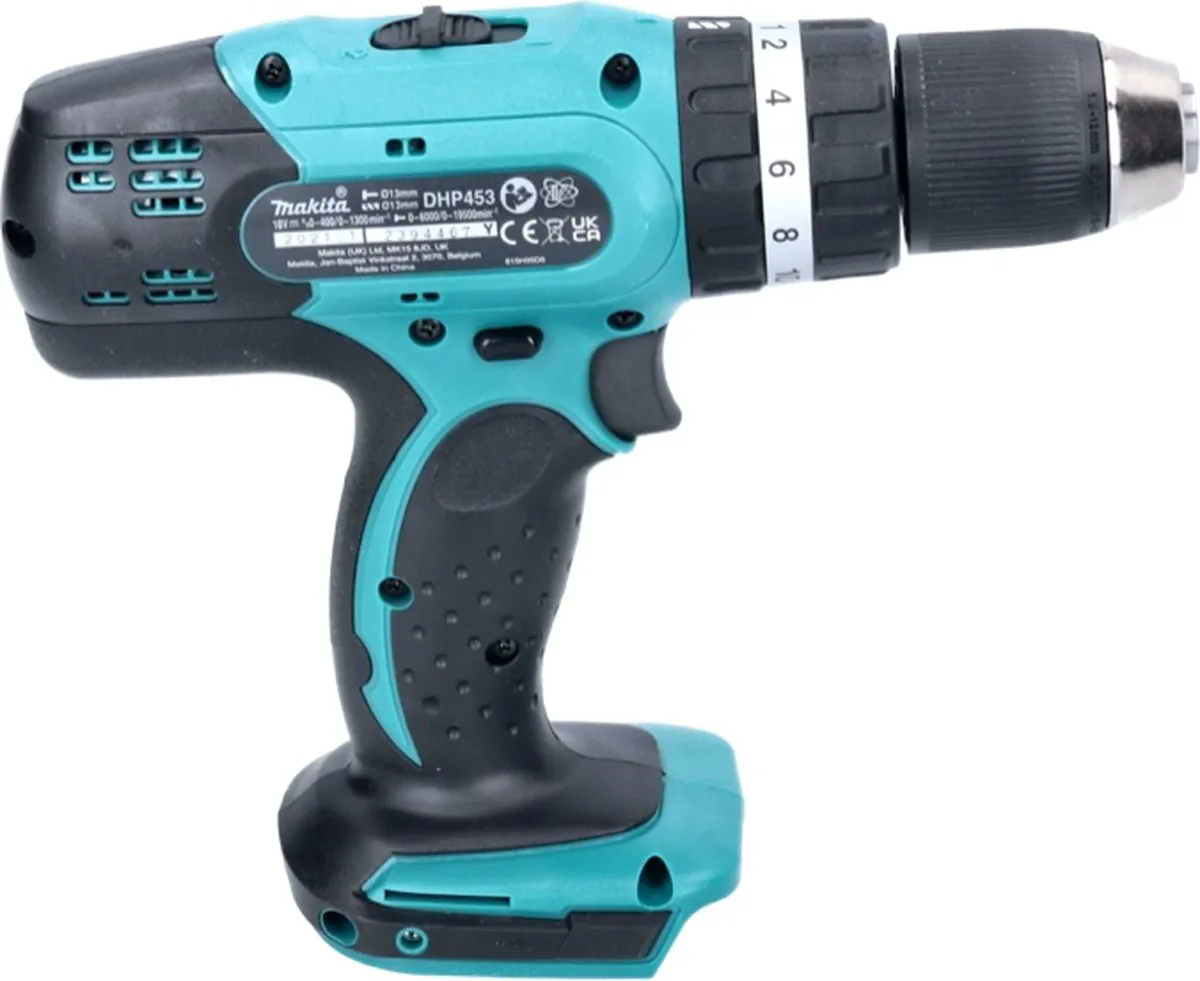 Makita DHP 453 Klopboormachine 18V - 42Nm - 2x 1,3Ah + Lader - afbeelding 3 van 5