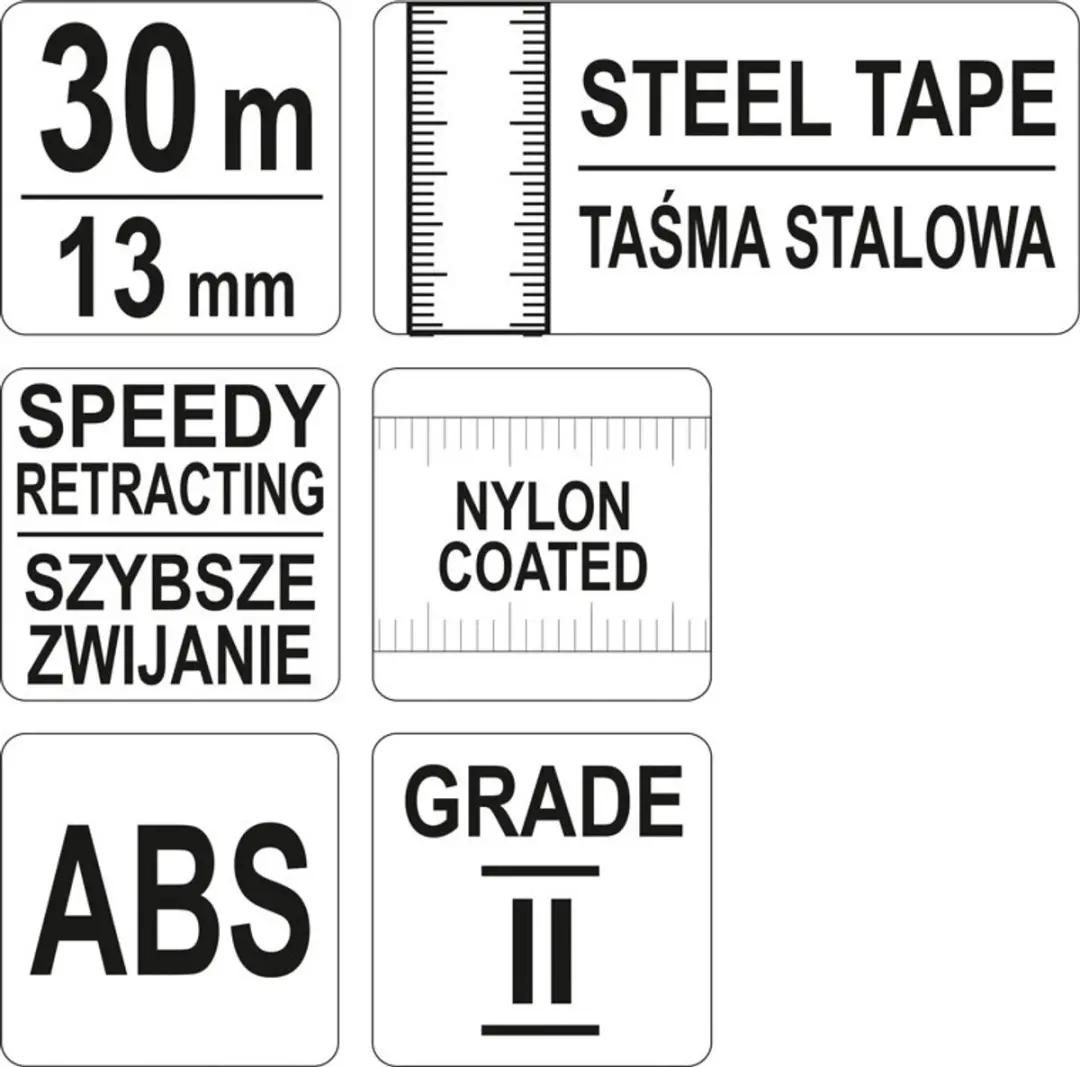 Yato YT-71581 Rolmaat 30m - afbeelding 3 van 6