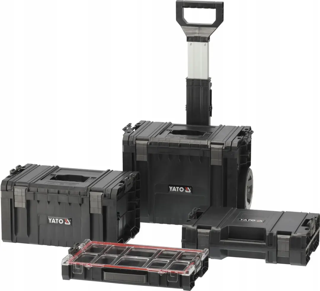 Yato S12 YT-09174 Gereedschapskisten Set 4-delig