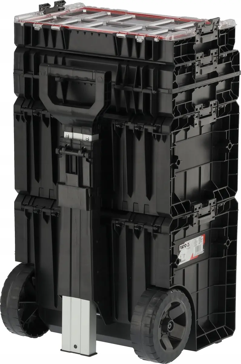 Yato S12 YT-09174 Gereedschapskisten Set 4-delig - Zwart - afbeelding 2 van 5