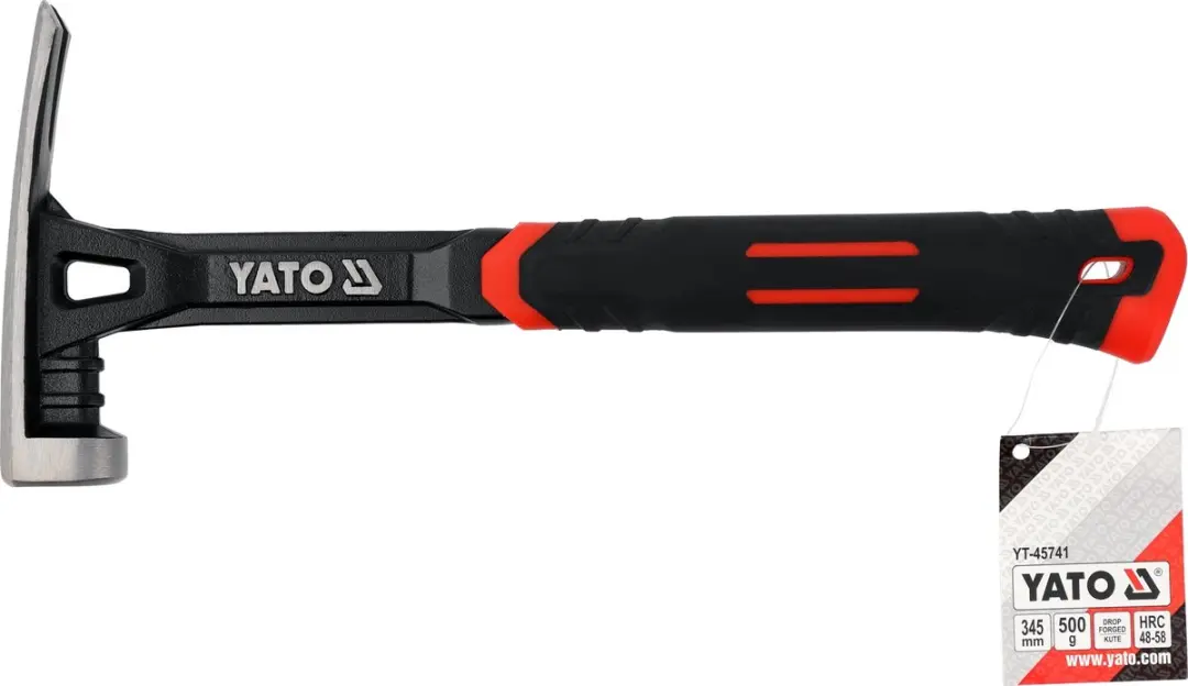 Yato Klauwhamer 500g YT-45741 - Monolithisch Gesmeed Staal - 345 mm - afbeelding 2 van 2