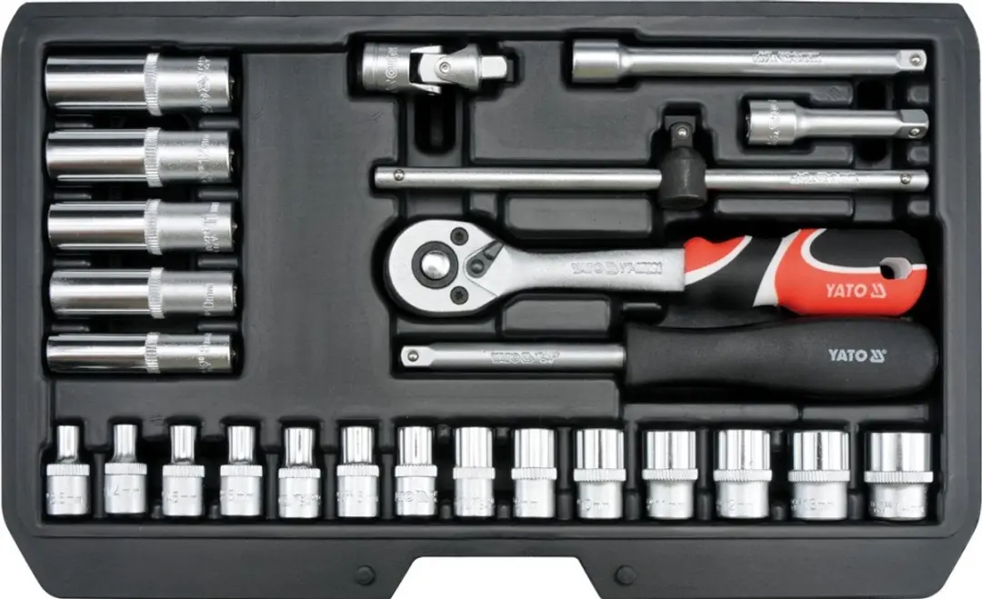 Gereedschapsset 1/4 Inch, 25 Delig