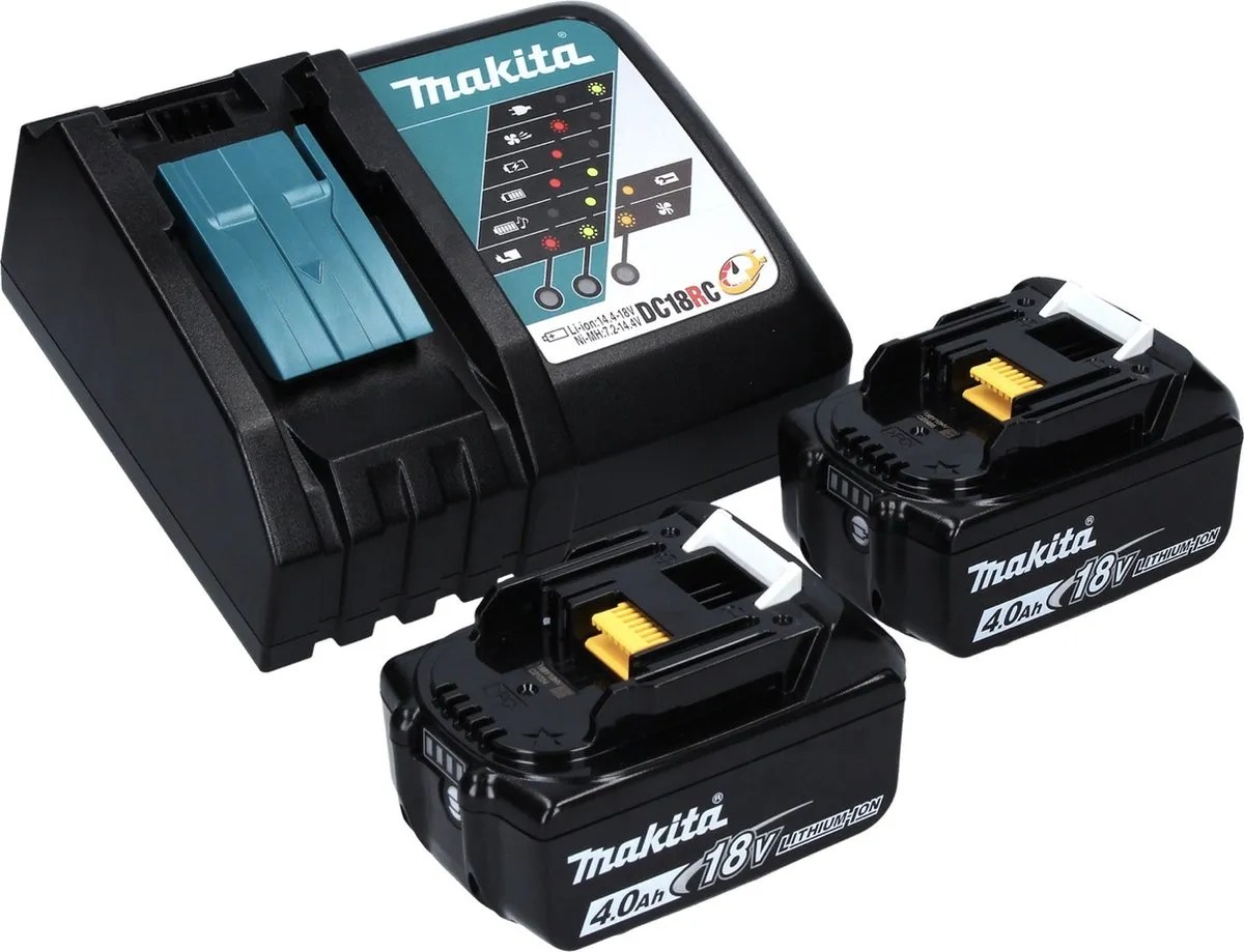 Makita DTW 700 RM Slagmoersleutel 18V 700Nm - 2x 4.0Ah + Lader