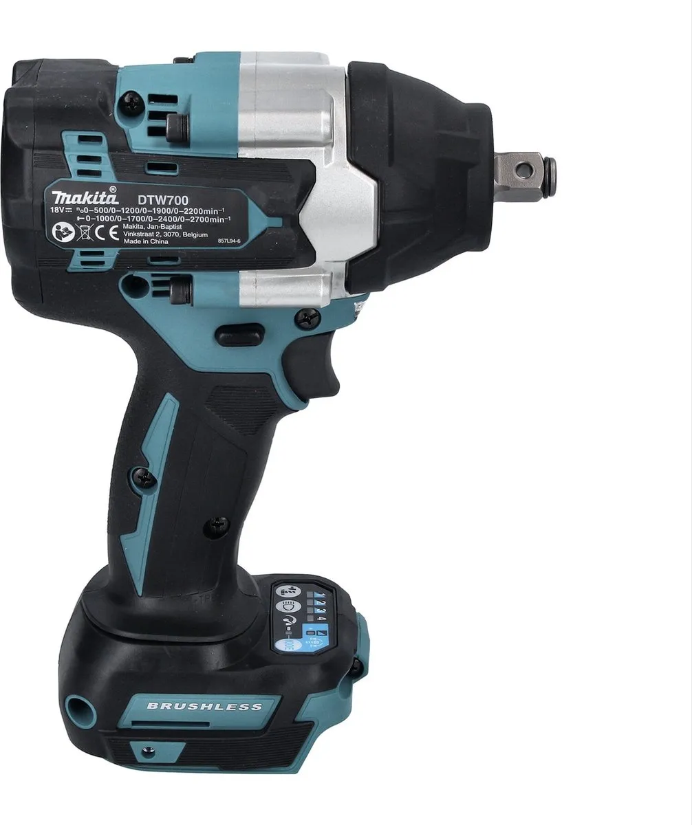 Makita DTW 700 RM Slagmoersleutel 18V 700Nm - 2x 4.0Ah + Lader