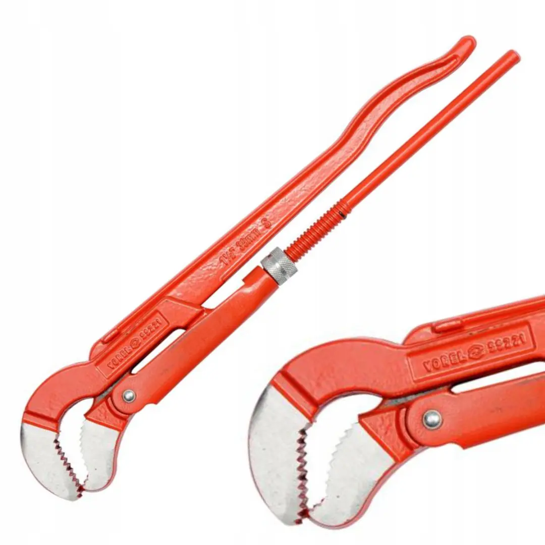 Vorel Pijptang 2" Type S 55222 - Rood - afbeelding 3 van 5