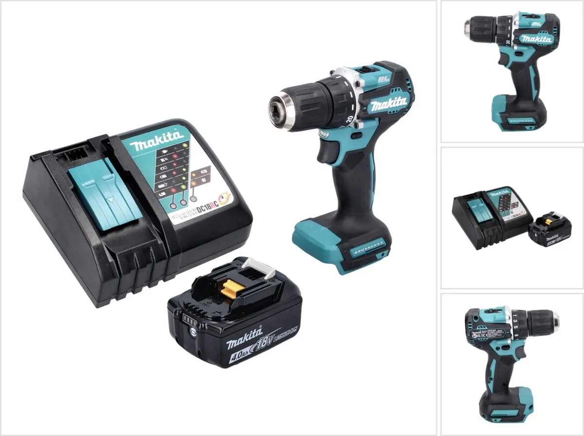 Makita DDF487RM1 Accuboormachine 18V 40Nm Borstelloos