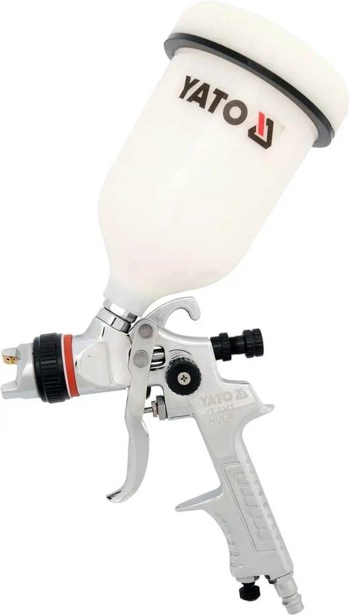YATO Spuitpistool HVLP 1,5 mm met bovenste tank