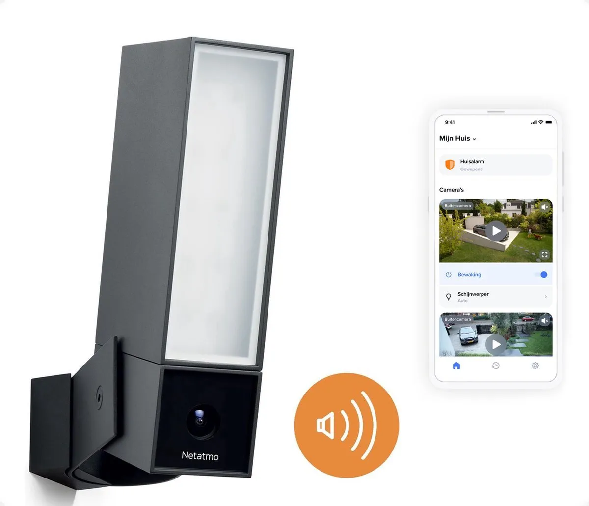 Netatmo Slimme Buitencamera met Sirene