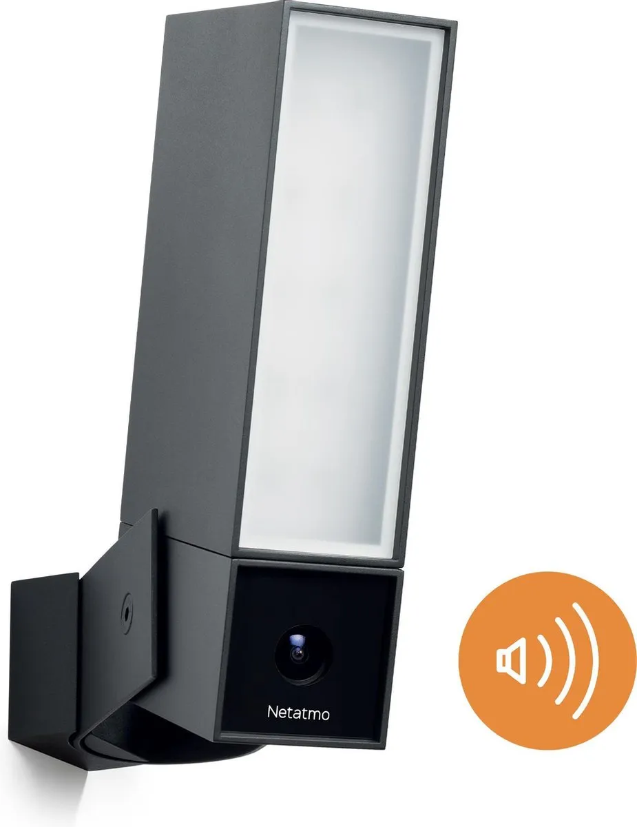 Netatmo Slimme Buitencamera met Sirene - Zwart