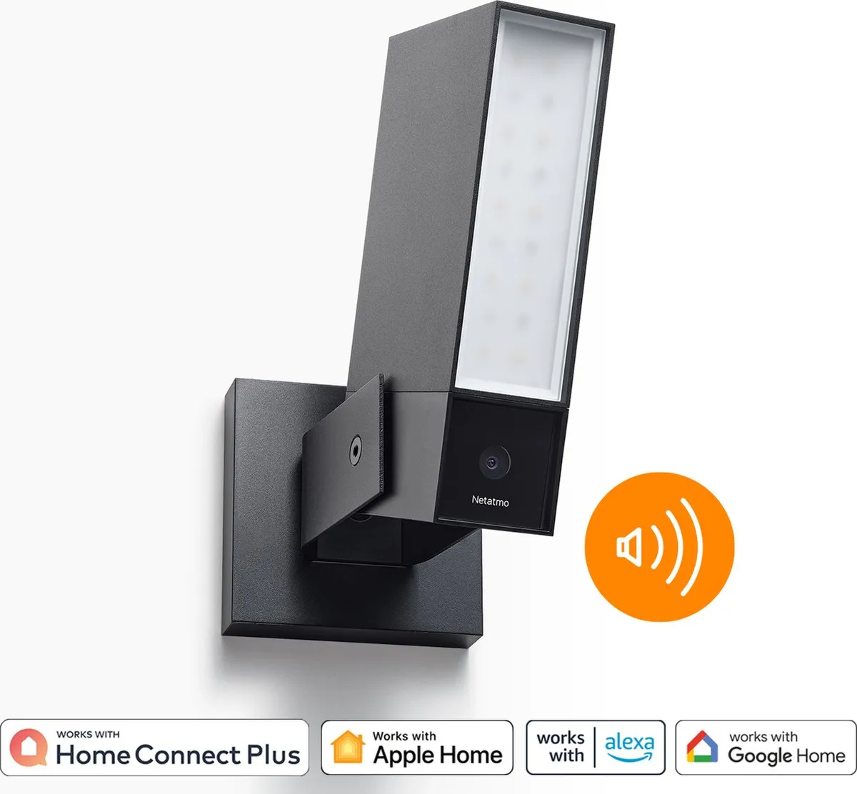 Netatmo Slimme Buitencamera met Sirene - Zwart