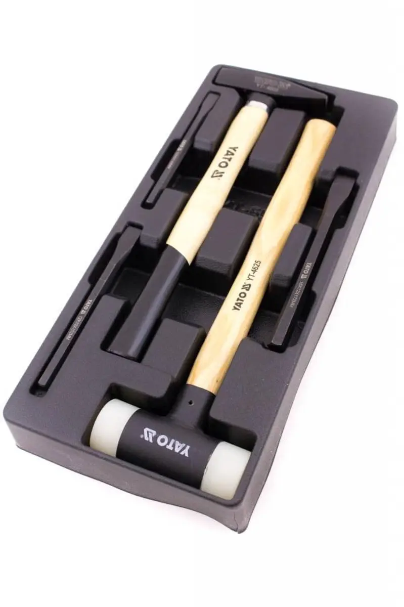 Yato YT-5540 Hamer en Beitelset - 5-delig - afbeelding 2 van 5