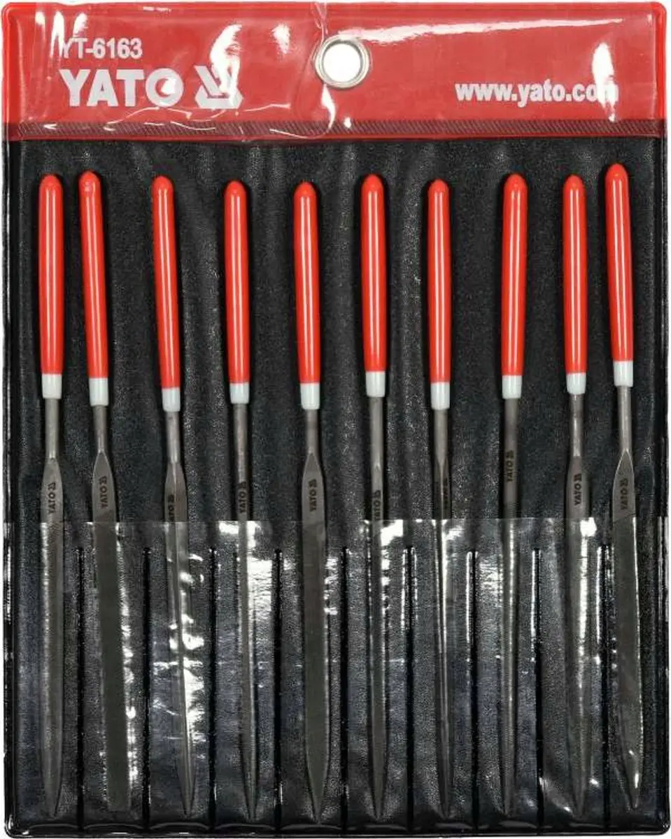 Yato YT-6163 Precisievijlenset 140mm - 10-delig - afbeelding 3 van 5