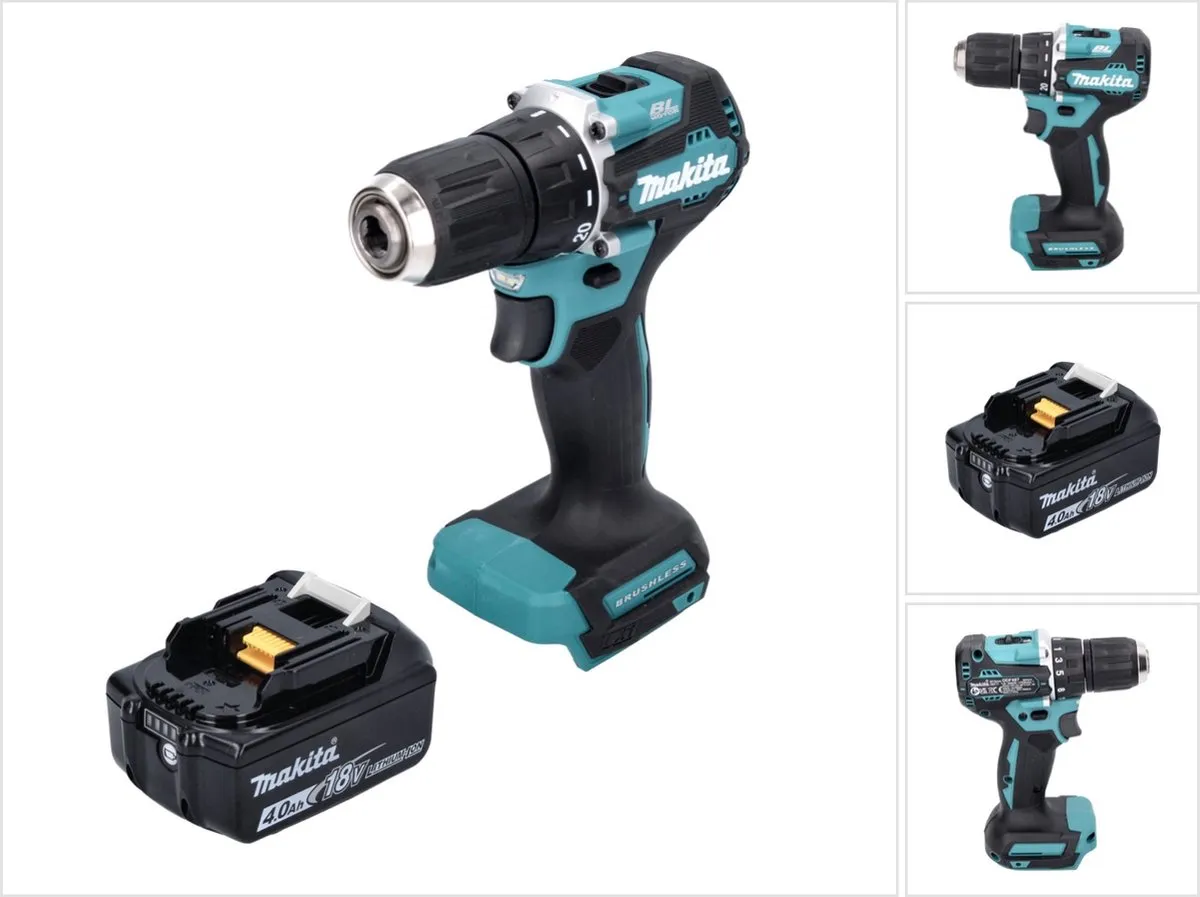 Makita DDF487M1 Accuboormachine 18V 40Nm Borstelloos
