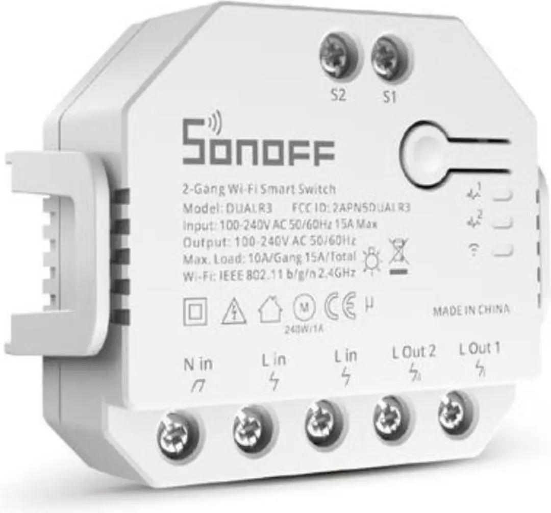 Sonoff Dual R3 2-gang WIFI Smart Switch