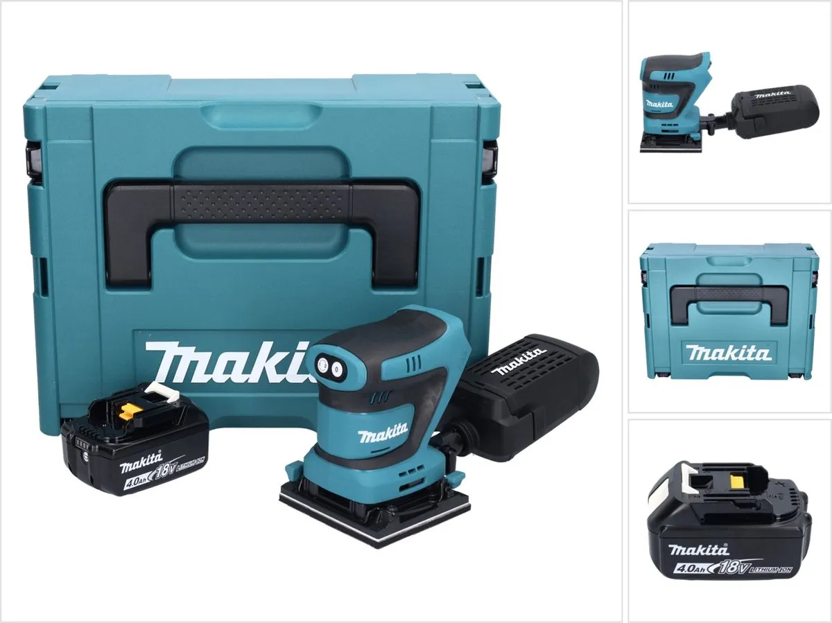 Makita DBO 480 M1J Excentrische Schuurmachine 18V