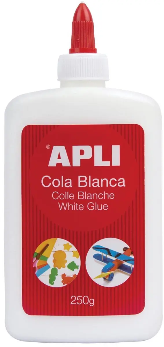 Apli witte lijm 250g - afbeelding 2 van 2