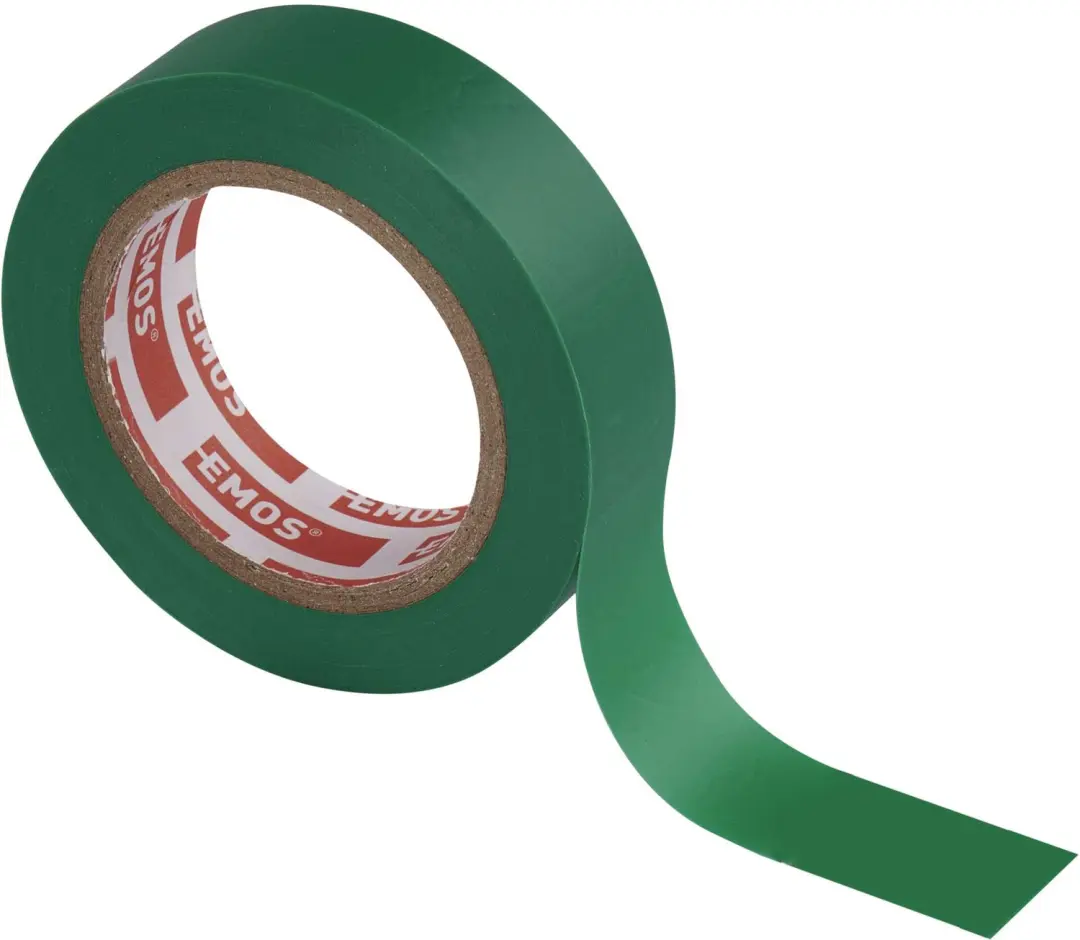 Emos PVC Isolatietape 15mm/10m - Groen - 10 stuks - afbeelding 4 van 6