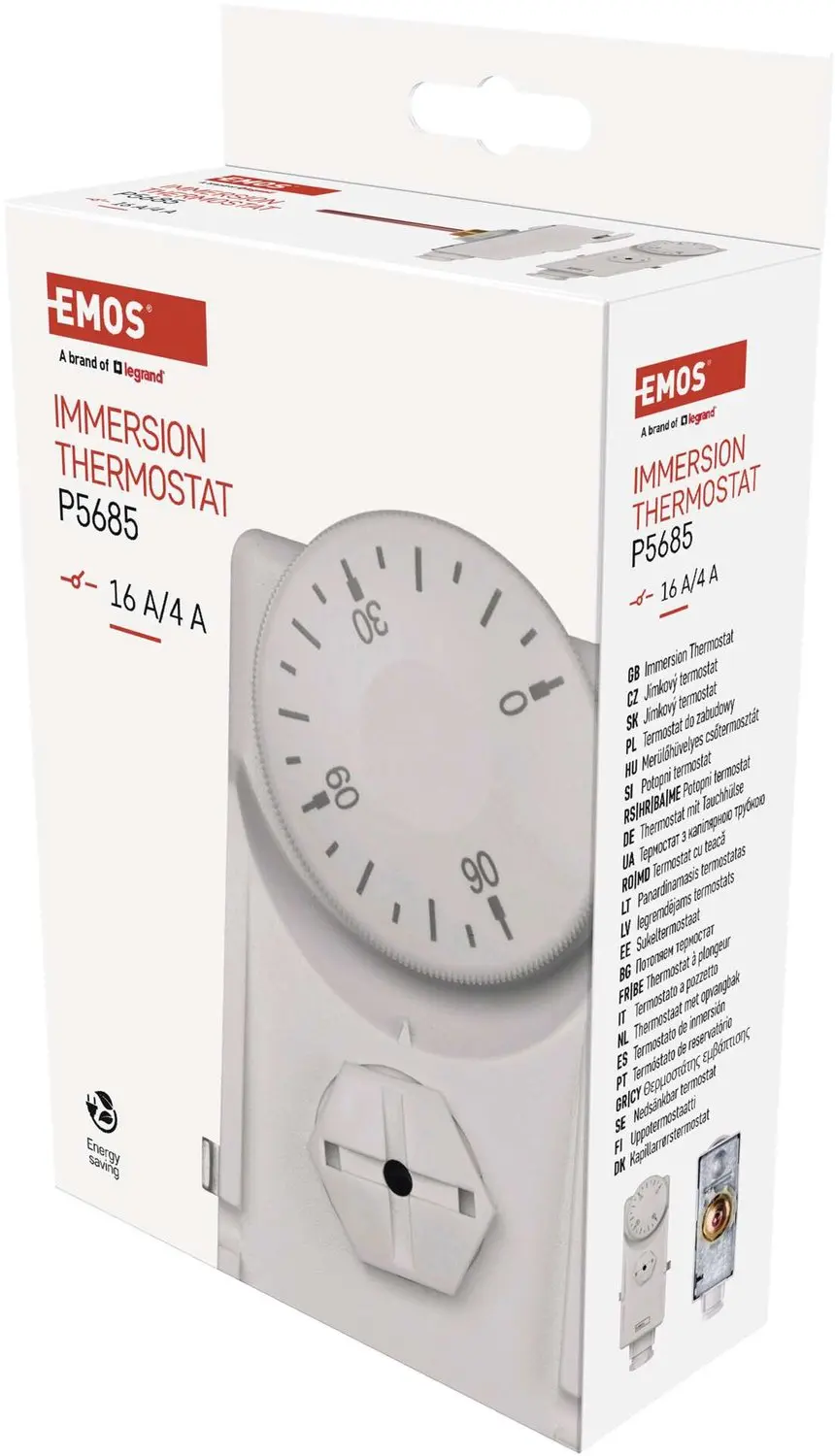 Emos P5685 Handbediende Putthermostaat - Wit - afbeelding 6 van 6