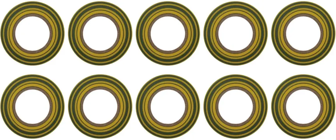 Emos PVC-isolatietape 19mm/20m groen/geel