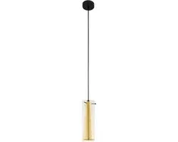 Eglo Pinto Gold Hanglamp E27 - 3 Lichthoorns - Ø18cm - Zwart/Goud
