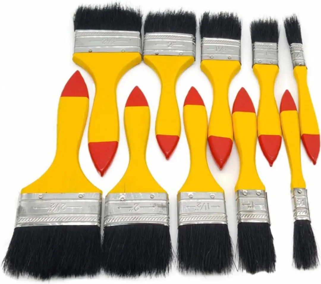 Benson Kwastenset 10-delig - Platte Kwasten - afbeelding 3 van 6
