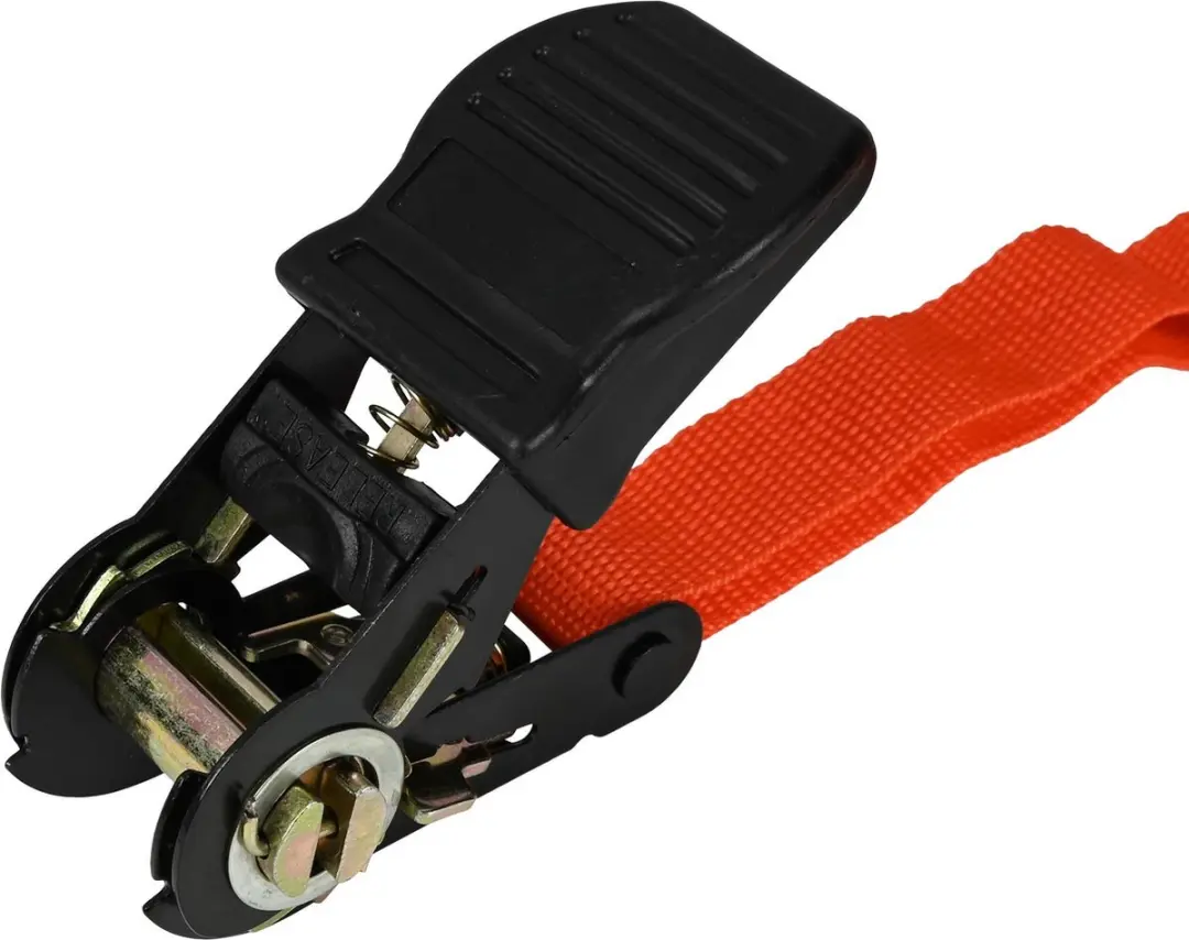 Benson Spanband 4,5m Profi Rubber - 2.5 t - Oranje - afbeelding 5 van 6