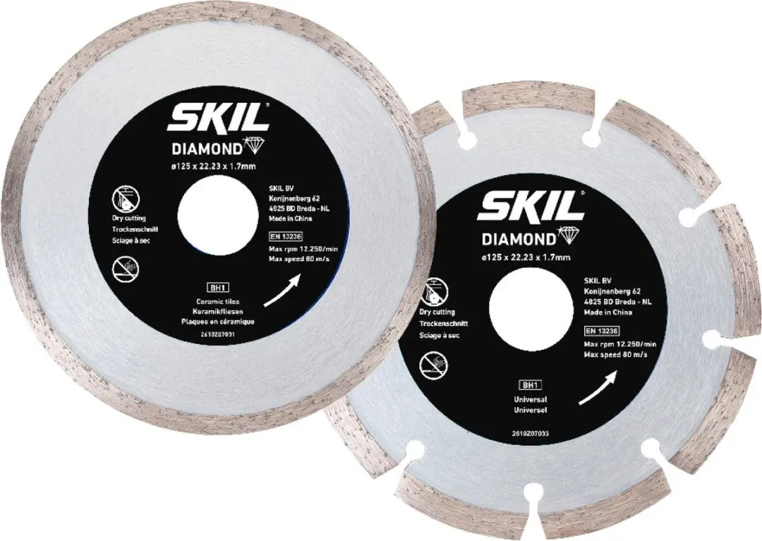 SKIL 2-Delige Diamantschijf 125 mm