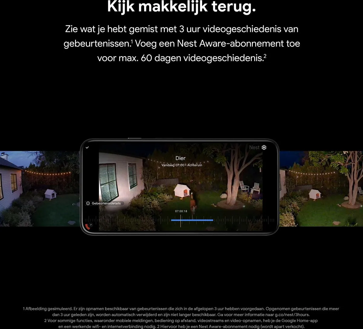Google Nest Cam GA02411-EU Buiten Camera - Wit